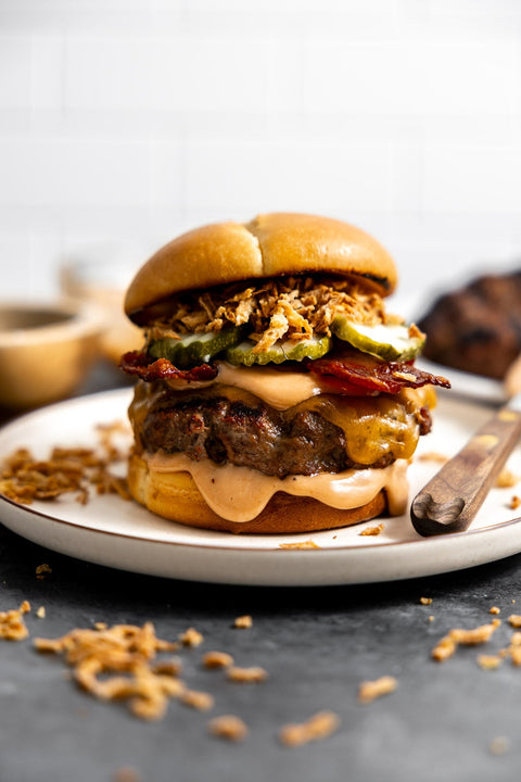 Certified Piedmontese Cowboy Burger