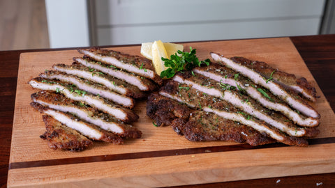 Parmesan and Herb Encrusted Pork Tenderloin