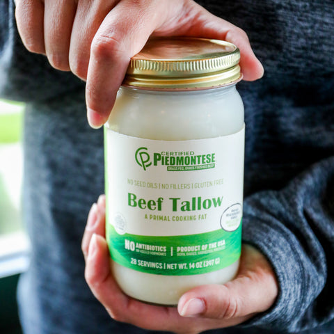 Non-GMO, Regeneratively Raised, Grass-Fed, Grass-Finished Beef Tallow