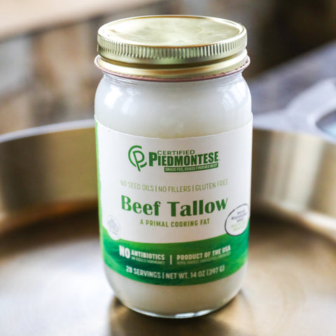 Non-GMO, Regeneratively Raised, Grass-Fed, Grass-Finished Beef Tallow