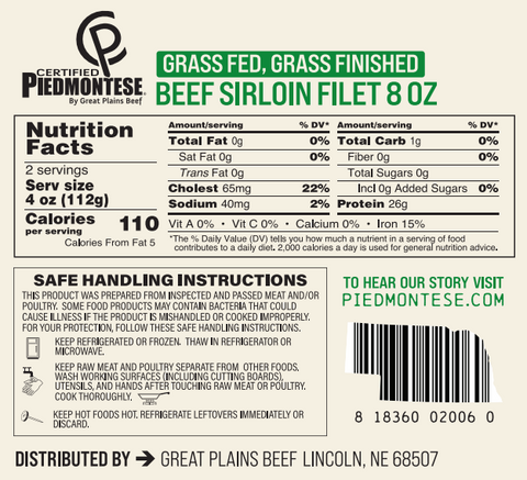 Sirloin Steak - 8oz