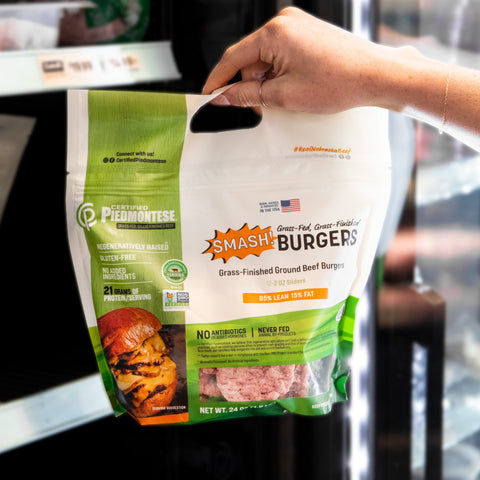 Grass Fed Ground SMASH Burgers