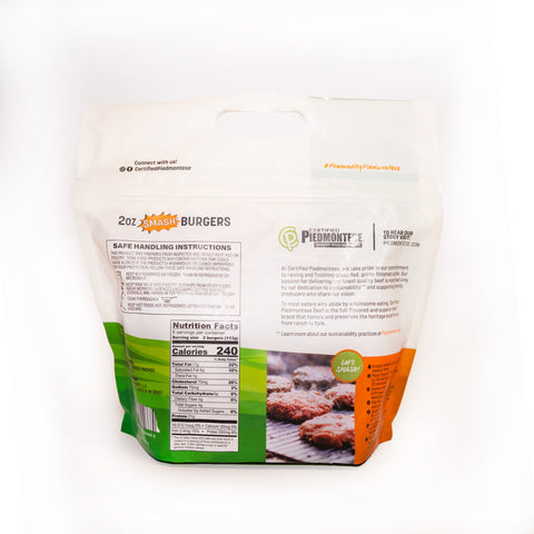 Grass Fed Ground SMASH Burgers