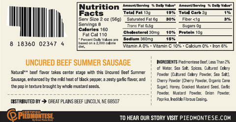 Beef Summer Sausage