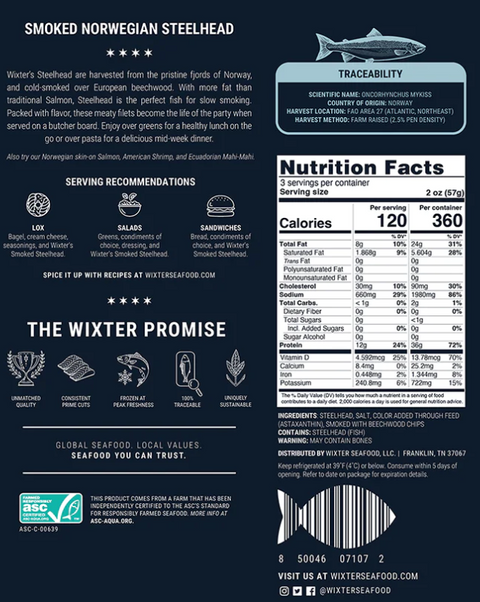 Smoked Norwegian Steelhead Trout