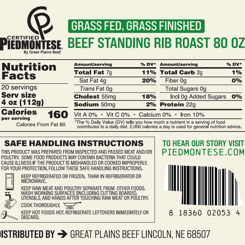 Standing Rib Roast