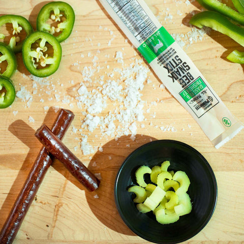 All Natural Jalapeño Beef Snack Sticks