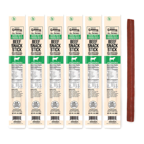 All Natural Jalapeño Beef Snack Sticks