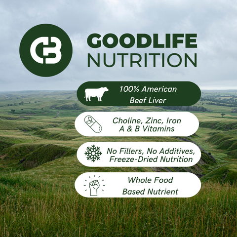 Pasture Raised, Grass Finished Beef Liver Supplement