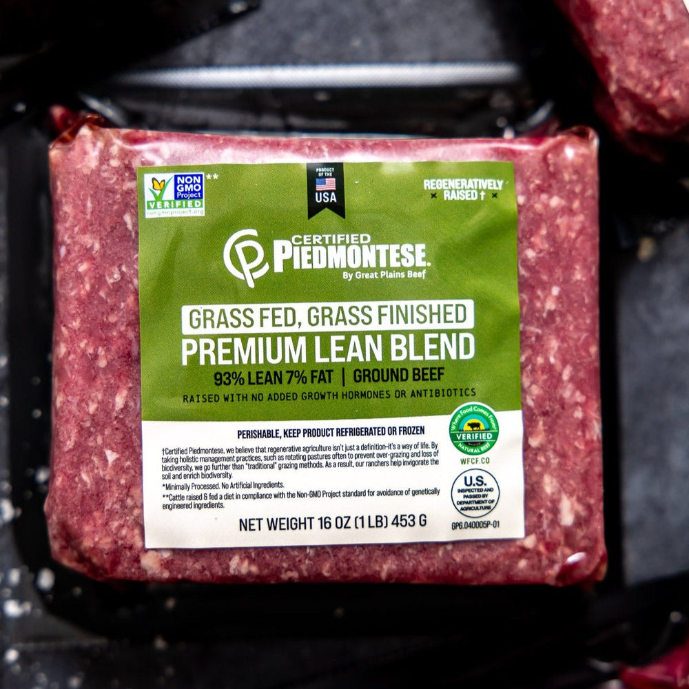 12 - 93% Grass Fed Ground Beef (16oz.)