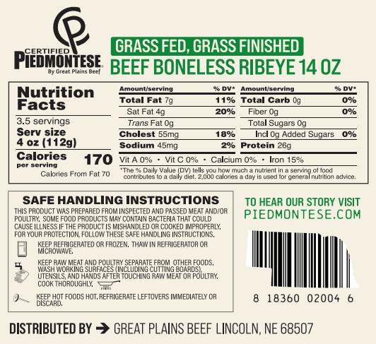 
                  
                    Boneless Ribeye
                  
                