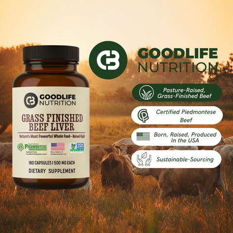 Pasture Raised, Grass Finished Beef Liver Supplement