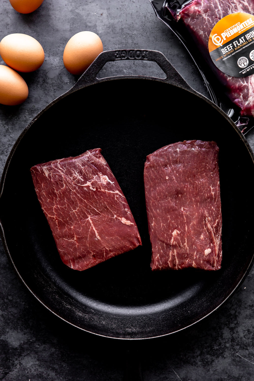 2 Flat Iron Steaks (8oz.)