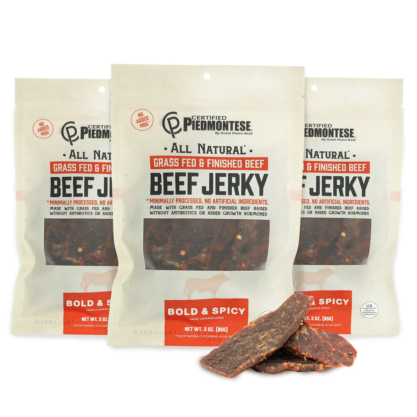 
                  
                    12 All Natural Bold & Spicy Beef Jerky (3oz.)
                  
                