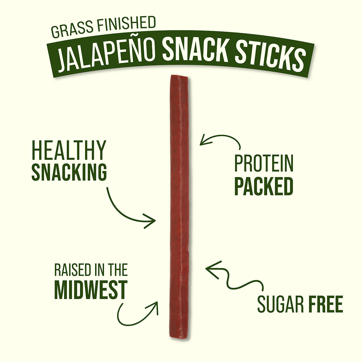 
                  
                    All Natural Jalapeño Beef Snack Sticks
                  
                