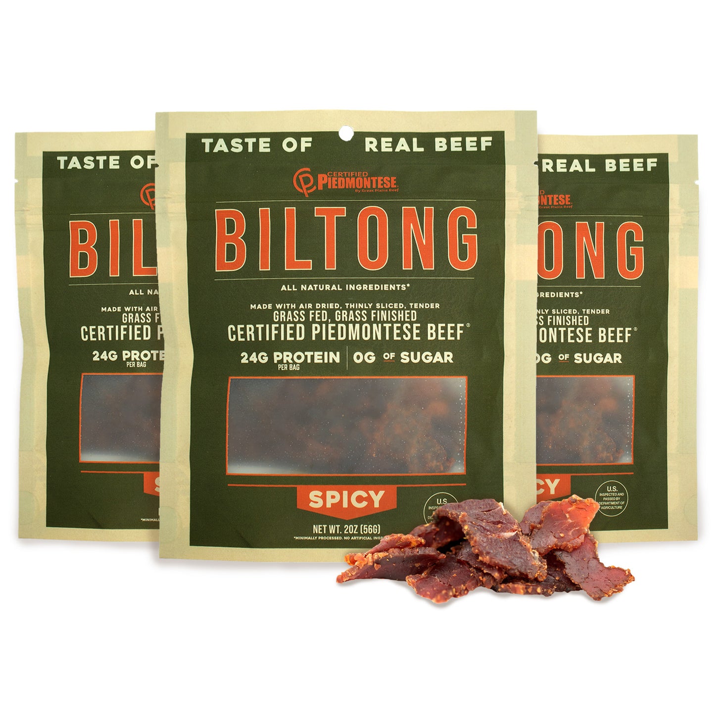
                  
                    2 Spicy Beef Biltong (2oz.)
                  
                