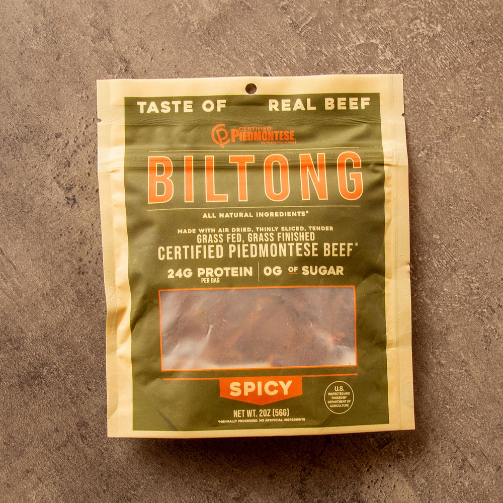 
                  
                    2 Spicy Beef Biltong (2oz.)
                  
                