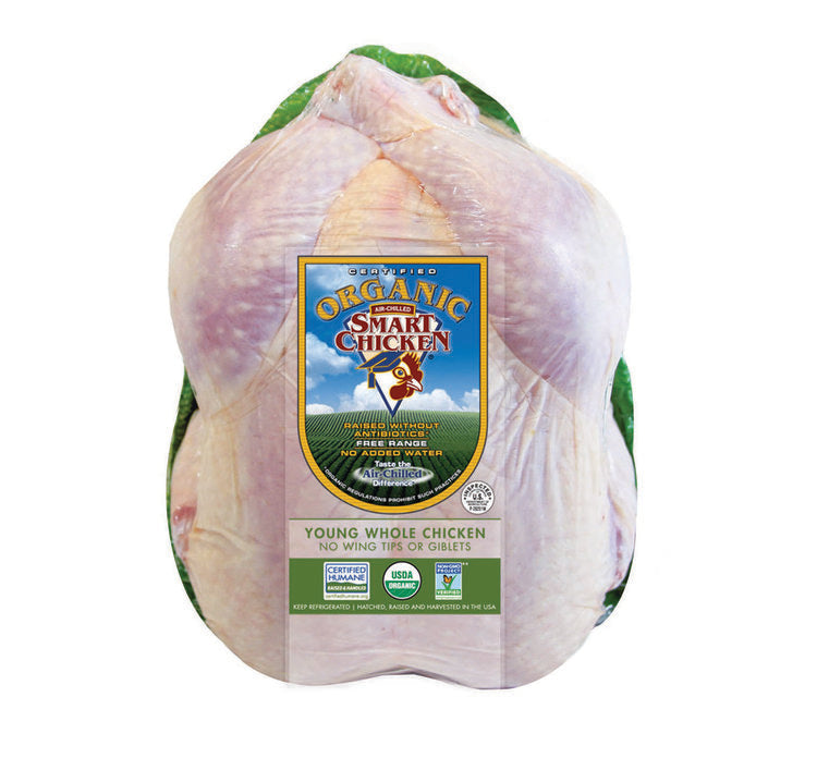 Organic Whole Young Chicken with Giblets