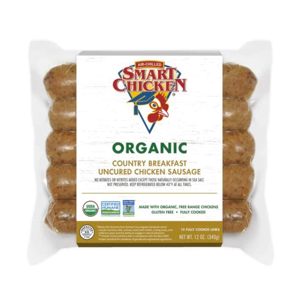 
                  
                    Organic Country Breakfast Uncured Chicken Sausage
                  
                