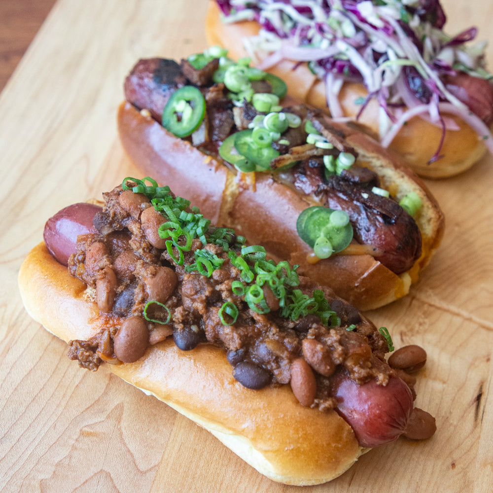
                  
                    Grass Fed Hot Dogs
                  
                